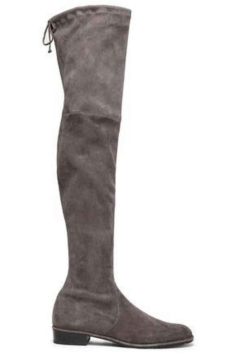 商品Stuart Weitzman|麂皮过膝靴,价格¥3559,第1张图片
