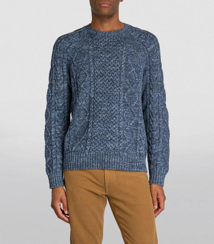 商品Ralph Lauren|Cotton Cable Knit Sweater,价格¥1811,第3张图片详细描述