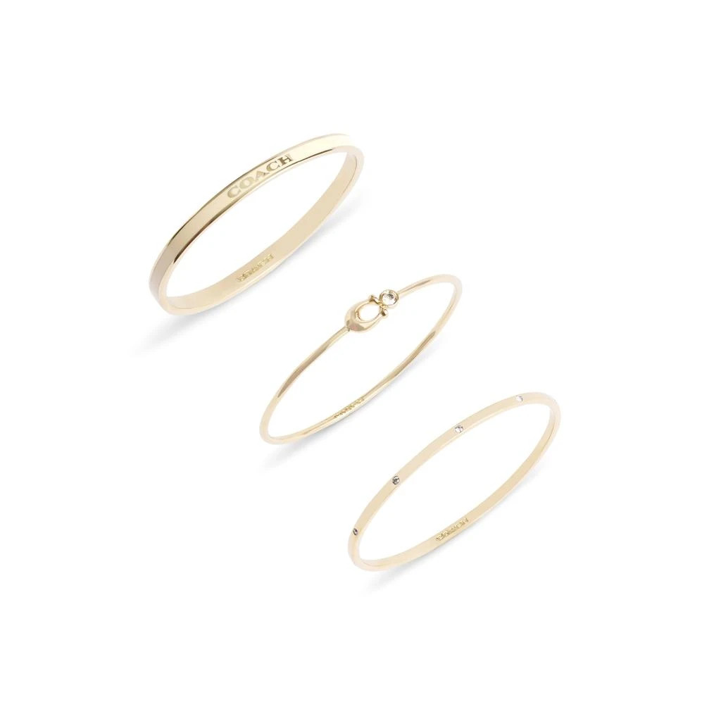 商品Coach|Signature Trio Bangle Set,价格¥936,第2张图片详细描述