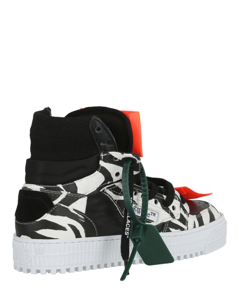 商品Off-White|Off-Court 3.0 Zebra High Top Sneakers,价格¥3217-¥3360,第5张图片详细描述