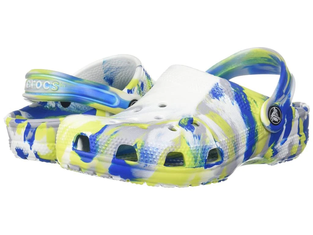 商品Crocs|Classic Marbled Tie-Dye Clog (Little Kid/Big Kid),价格¥278,第1张图片