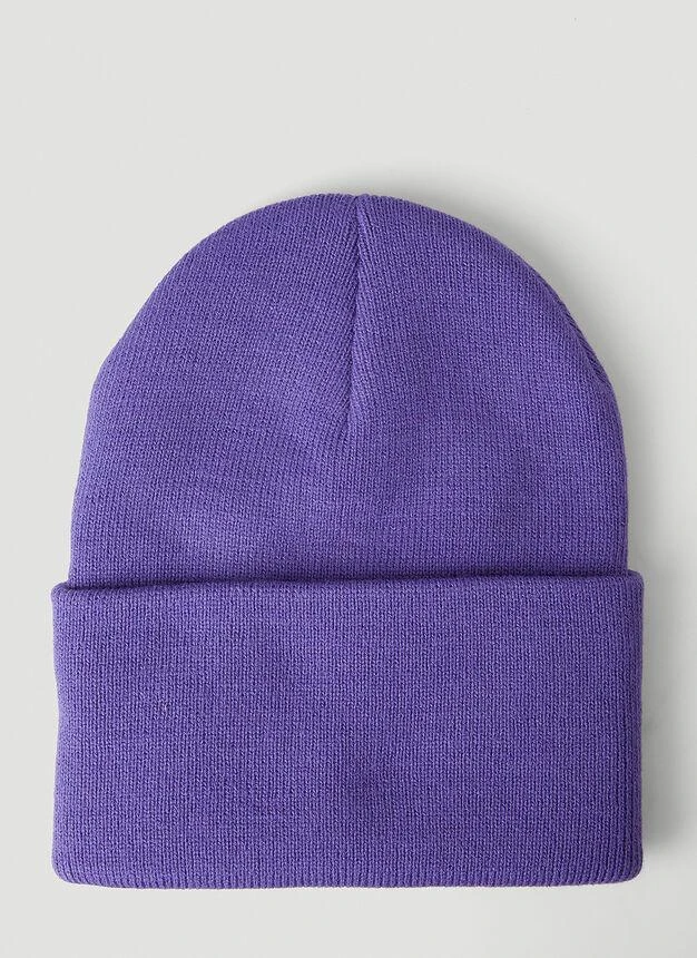 商品Carhartt|Logo Patch Watch Hat in Purple,价格¥105,第3张图片详细描述