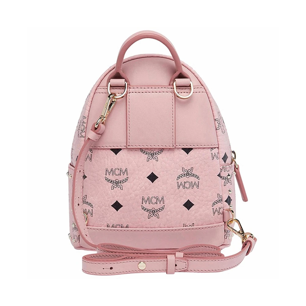 MCM 女士柳钉logo印花双肩包 MMK8AVE04PZ 商品