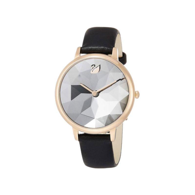 商品Swarovski|日本直邮SWAROVSKI施华洛世奇5416009女士黑色防水不锈钢手表,价格¥3734,第1张图片