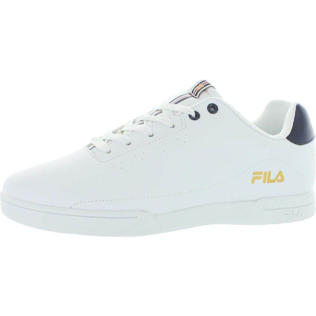 商品Fila|Fila Womens Wisteria Faux Leather Logo Athletic Shoes,价格¥131,第1张图片