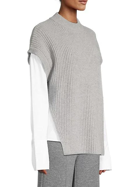 商品Hugo Boss|Farva Mix Media Sweater,价格¥905,第4张图片详细描述