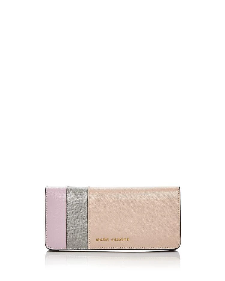 商品Marc Jacobs|Open Face Color Block Saffiano Leather Wallet,价格¥838,第1张图片