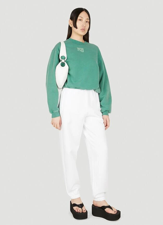 商品Alexander Wang|Puff Track Pants in White,价格¥1698,第2张图片详细描述