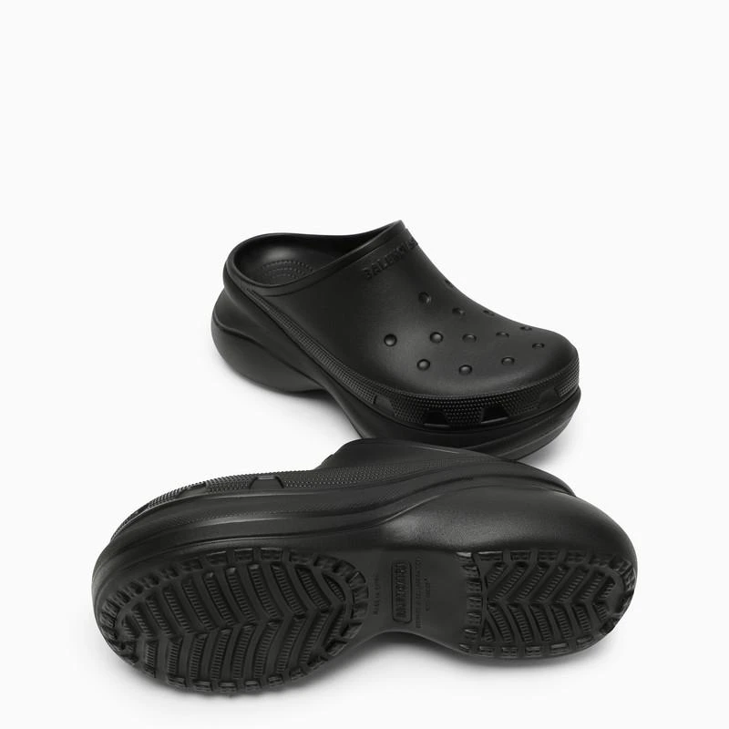 Crocs black rubber slip-on sandal 商品