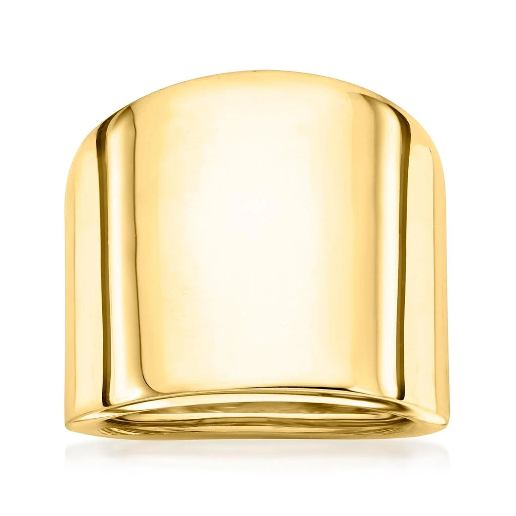 商品Ross-Simons|Italian 14kt Yellow Gold Wide Polished Ring,价格¥6360,第1张图片