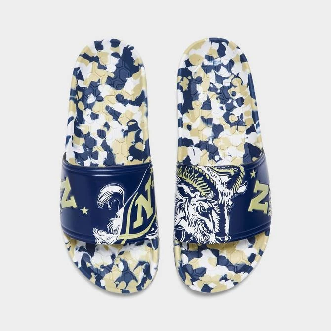 Hype Co. Navy Midshipmen College Slydr Slide Sandals 商品