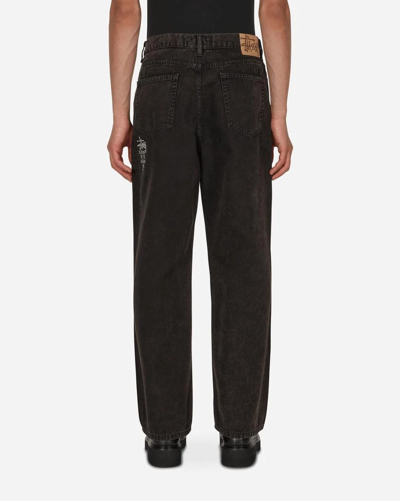 商品STUSSY|Washed Canvas Big OL' Jeans Black,价格¥1264,第3张图片详细描述