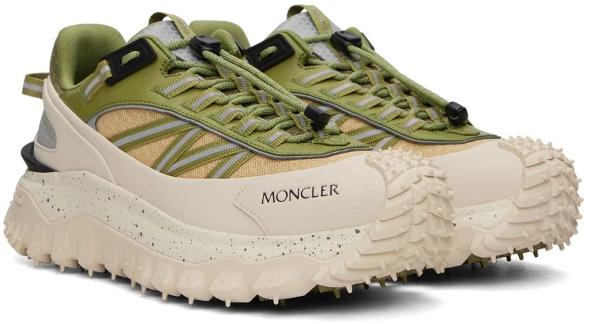 商品Moncler|Off-White & Green Trailgrip GTX Sneakers,价格¥4719,第4张图片详细描述