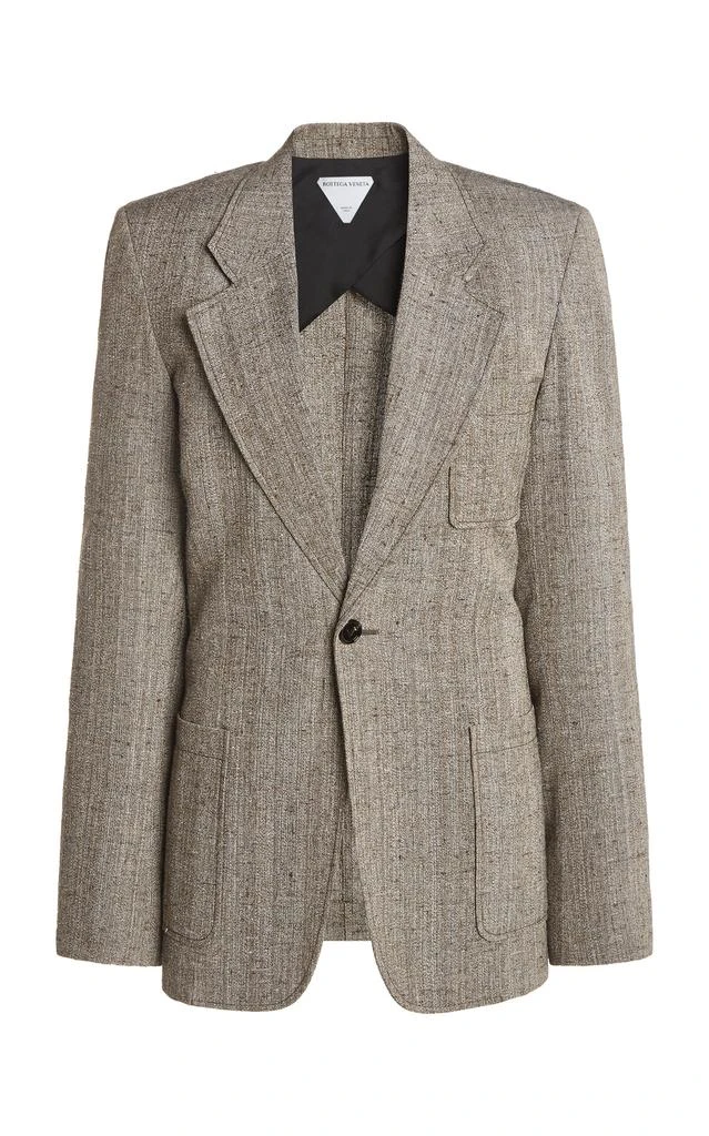 商品Bottega Veneta|Bottega Veneta - Melange Blazer Jacket - Multi - IT 42 - Moda Operandi,价格¥23626,第1张图片