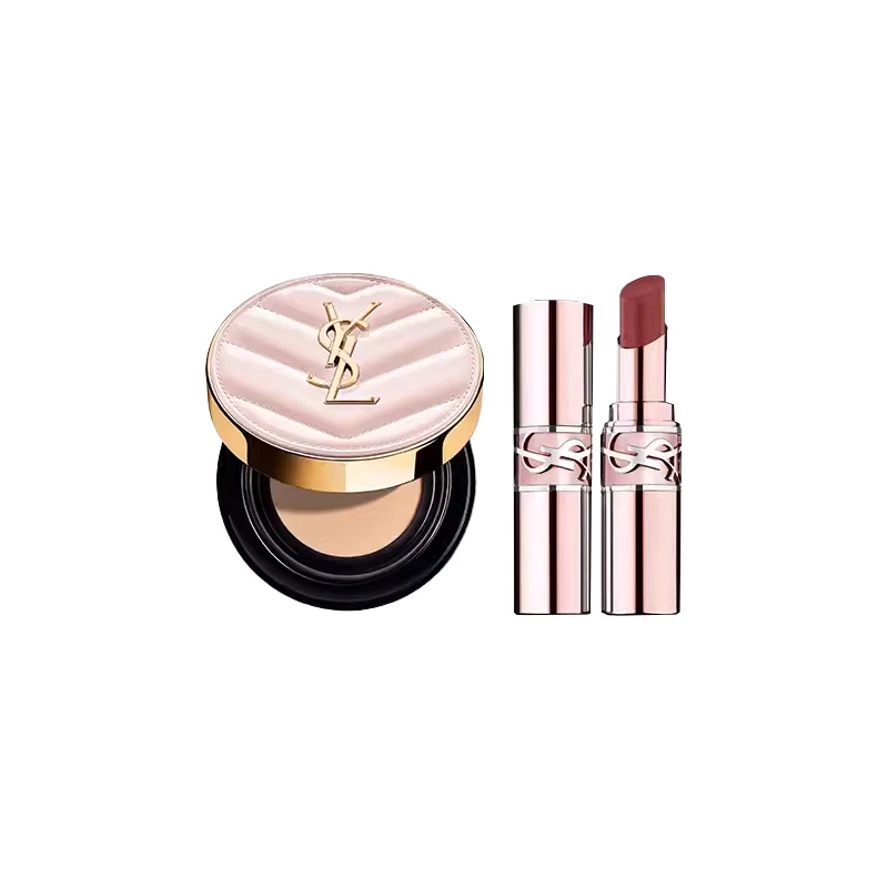 商品[国内直发] Yves Saint Laurent|YSL圣罗兰 粉管润唇膏气垫底妆彩妆套装 气色 12g+3.1g/14g+3.1,价格¥763,第8张图片详细描述