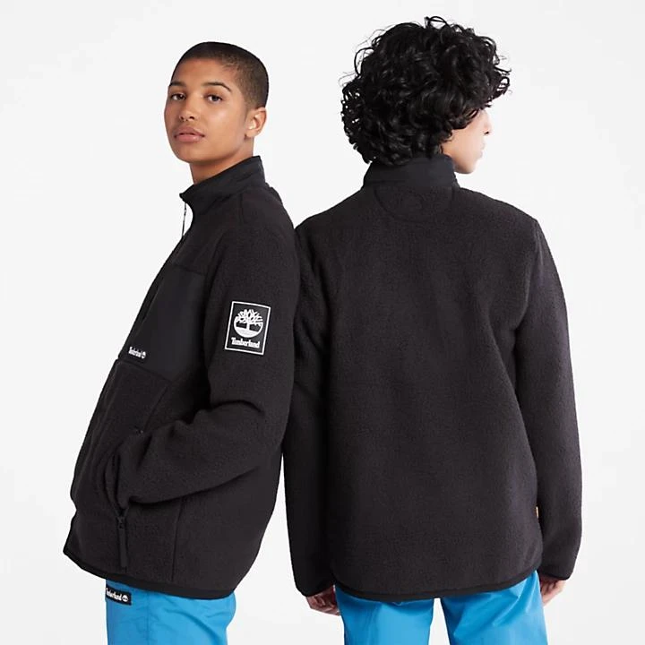 商品Timberland|Outdoor Archive Fleece Jacket for Men in Black,价格¥921,第2张图片详细描述