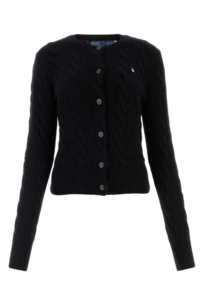 商品Ralph Lauren|Polo Ralph Lauren Pony Embroidered Cable-Knit Cardigan,价格¥1707,第1张图片