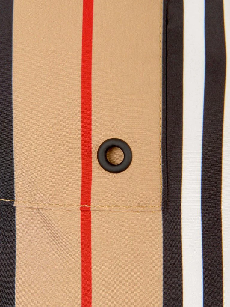 商品Burberry|Burberry Beige Boys Check Branded Swim Shorts,价格¥1309,第3张图片详细描述