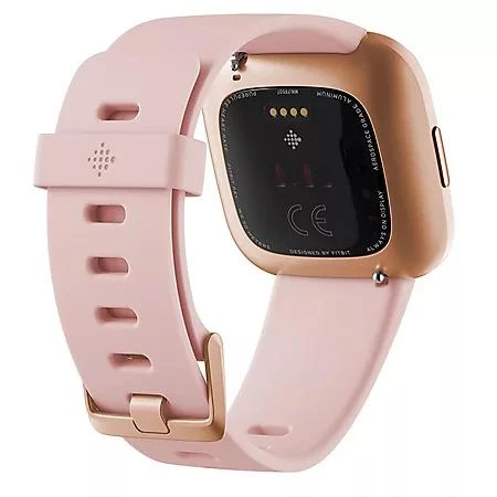 商品Fitbit|Fitbit Versa 2 Smartwatch Copper Rose (Petal) with Bonus Bands (Navy),价格¥731,第3张图片详细描述