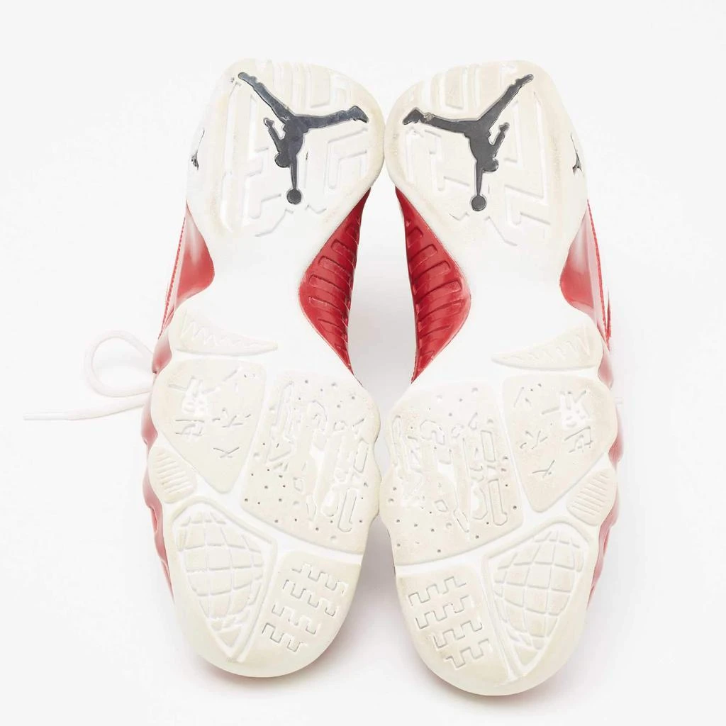 Air Jordan 9 Gym Red/White Patent and Leather Retro Mid-Top Sneakers Size 38.5 商品