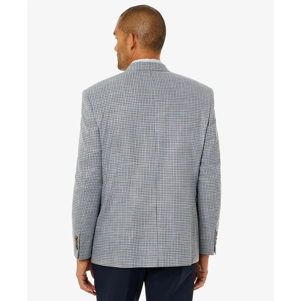 商品Ralph Lauren|Men's UltraFlex Grey & Blue Check Blazer,价格¥738,第2张图片详细描述