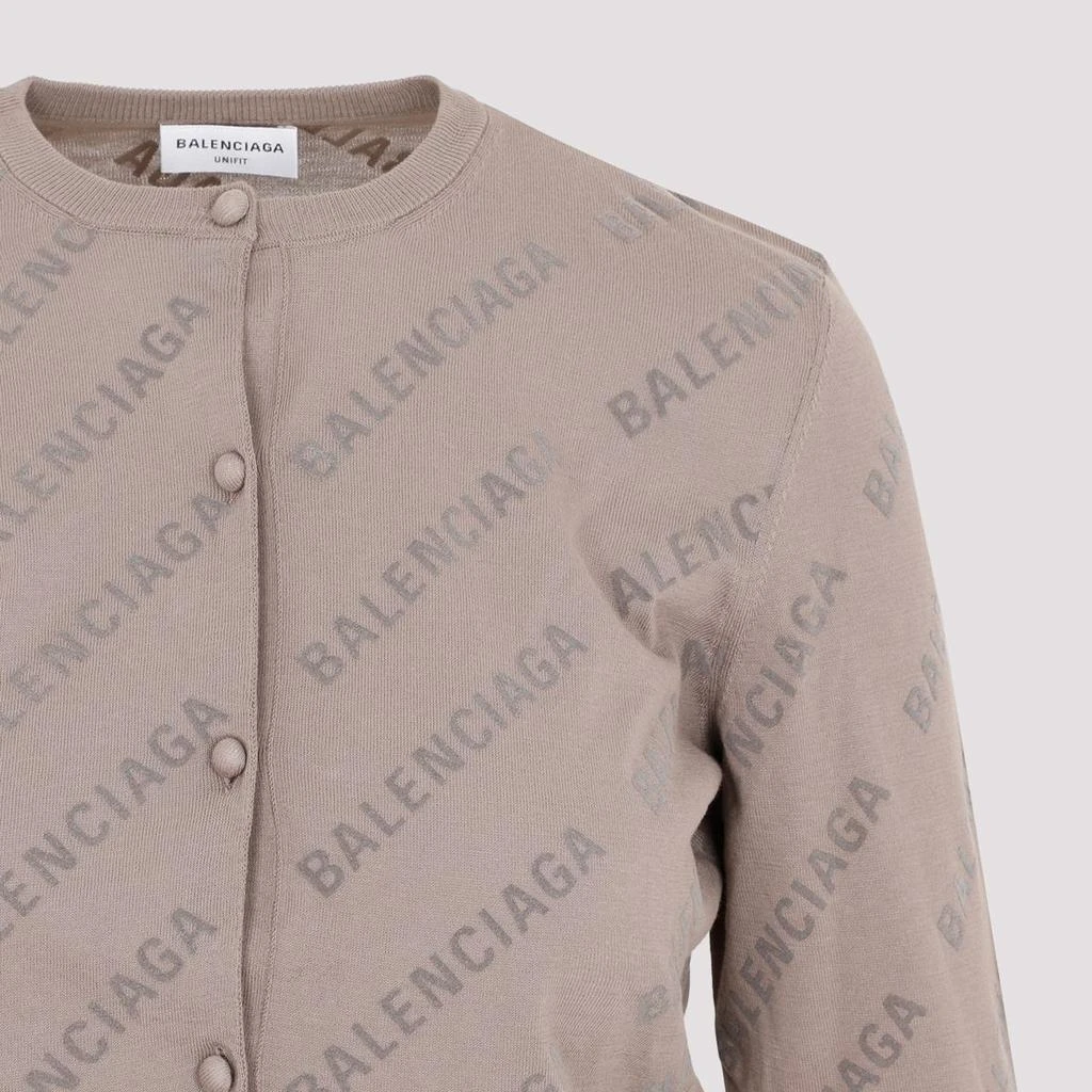 商品Balenciaga|BALENCIAGA  ALL OVER  COTTON CARDIGAN SWEATER,价格¥6242,第3张图片详细描述