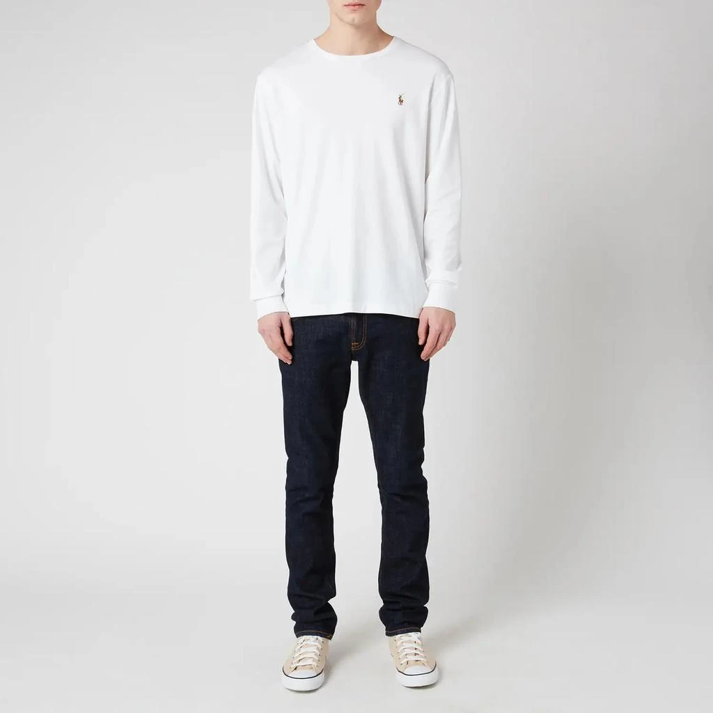 商品Ralph Lauren|Polo Ralph Lauren Men's Custom Slim Fit Long Sleeve T-Shirt,价格¥346,第3张图片详细描述