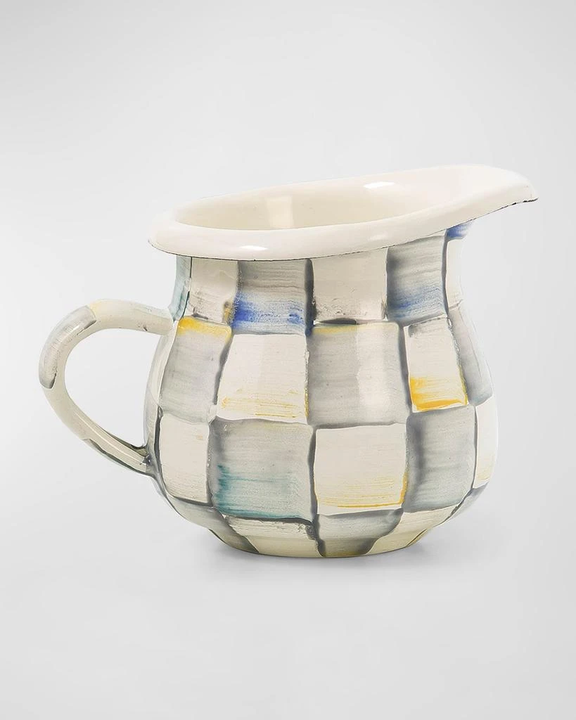 商品MacKenzie-Childs|Sterling Check Enamel Little Creamer,价格¥462,第1张图片