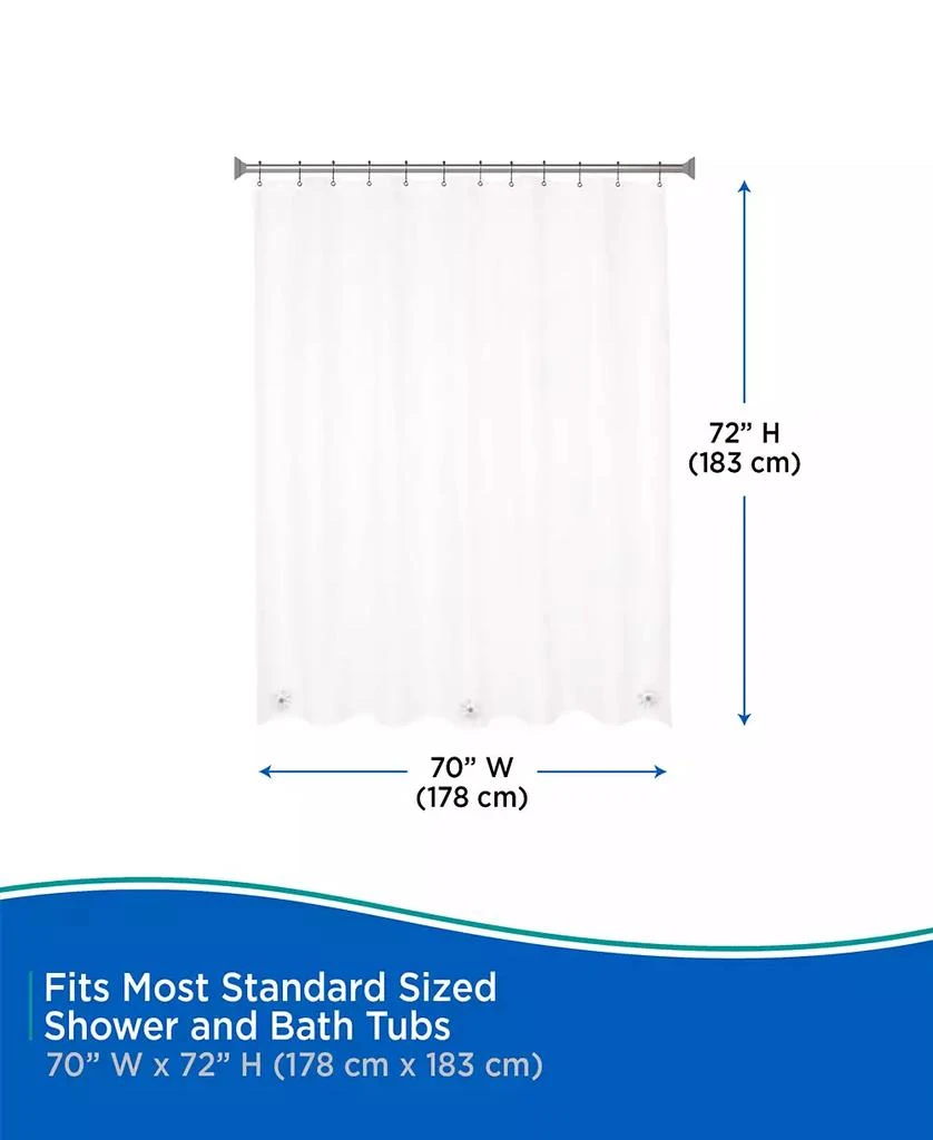 商品Kenney|Medium Weight Peva Shower Curtain Liner,价格¥140,第2张图片详细描述