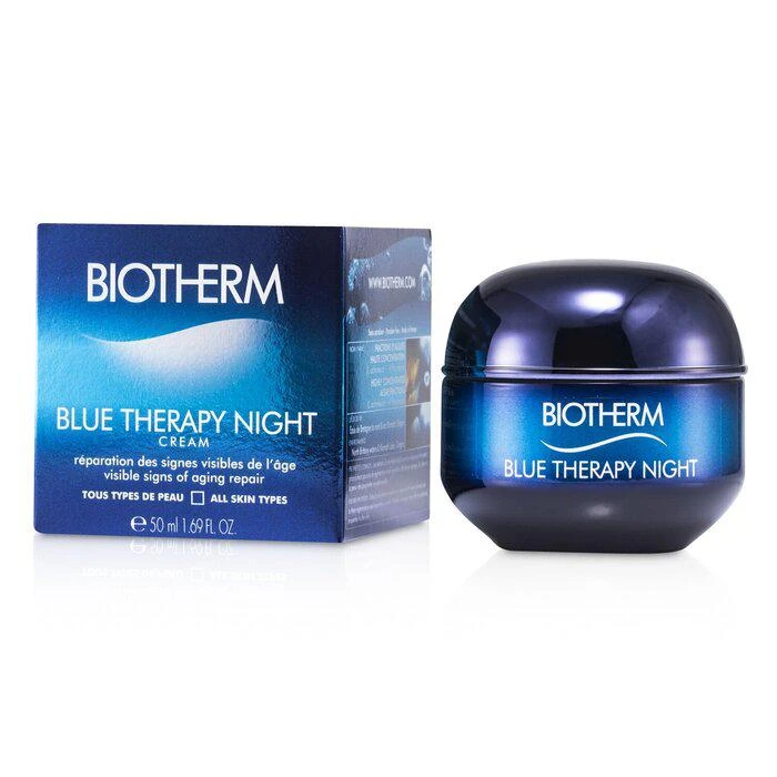 商品Biotherm|碧欧泉 蓝源护理晚霜Blue Therapy Night Cream (各类肤质) 50ml/1.7oz,价格¥425,第2张图片详细描述