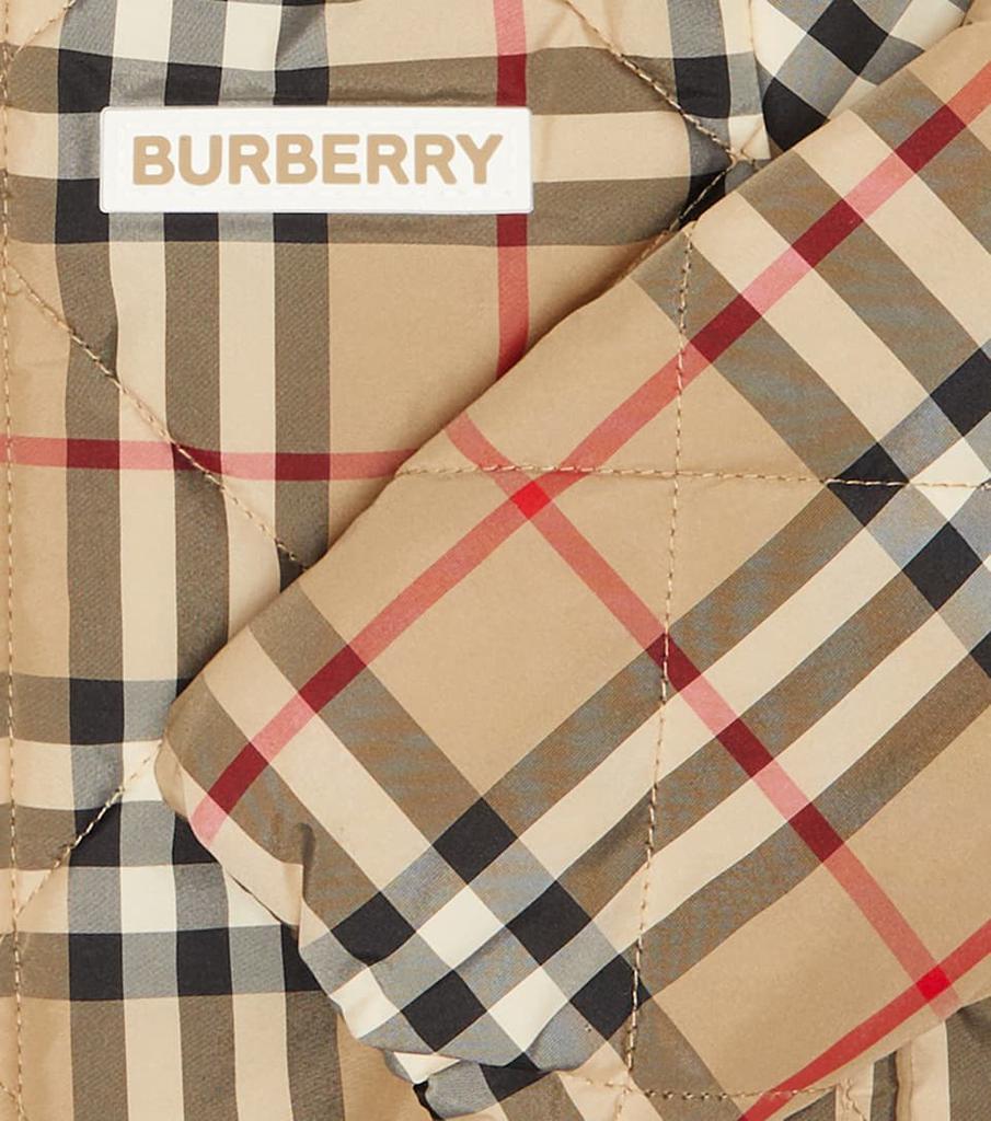 商品Burberry|婴幼儿 — Vintage Check绗缝格纹夹克,价格¥4396,第4张图片详细描述