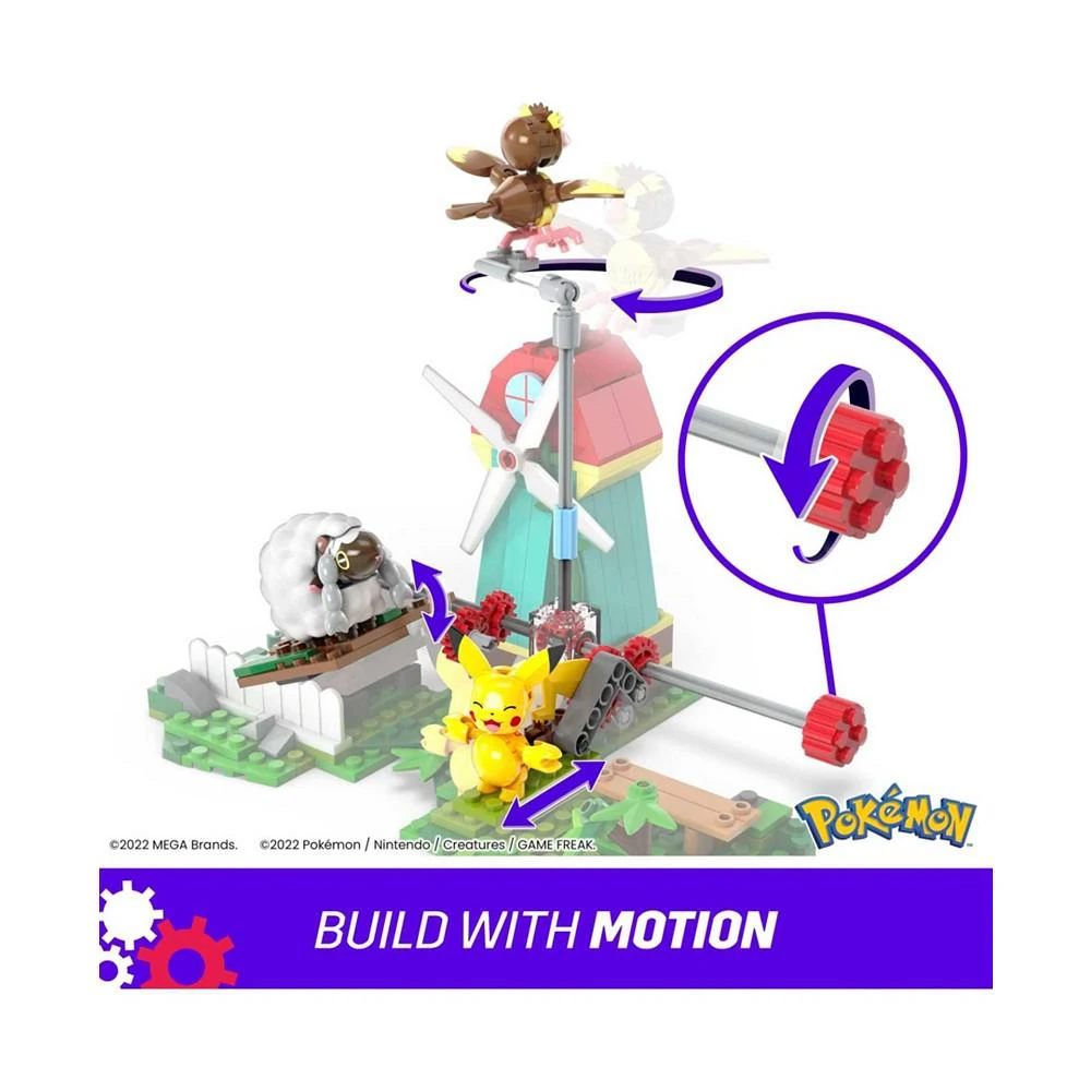 商品Mega Construx|Pokemon Countryside Windmill with Action Figures Piece Building Set,价格¥194,第2张图片详细描述