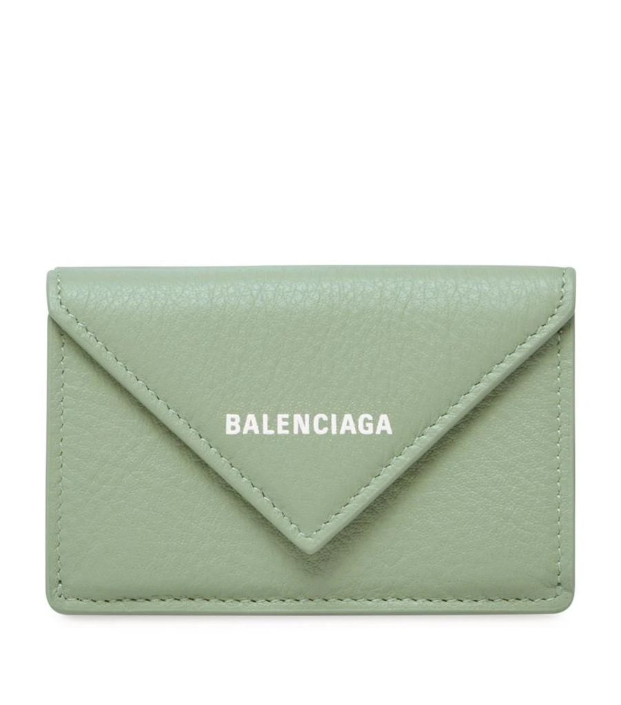 商品Balenciaga|Mini Leather Papier Wallet,价格¥3391,第1张图片