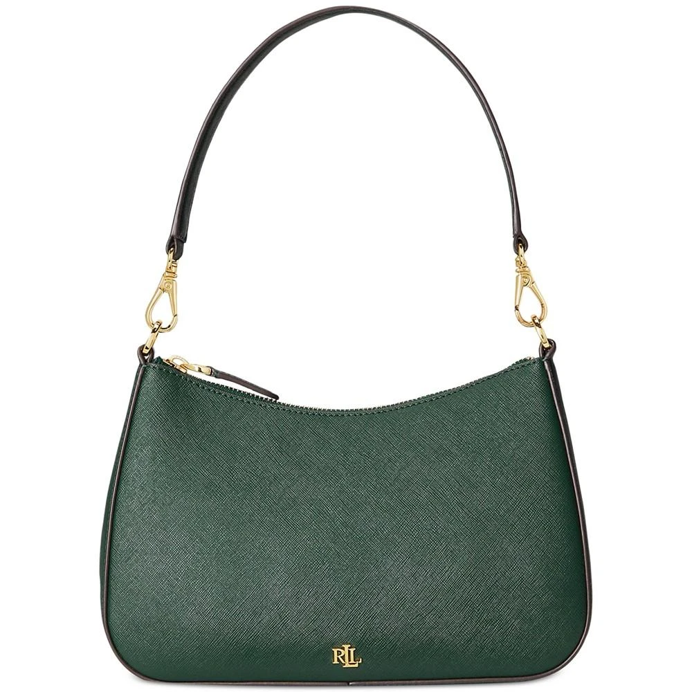 商品Ralph Lauren|Women's Crosshatch Leather Medium Danni Shoulder Bag,价格¥992,第1张图片