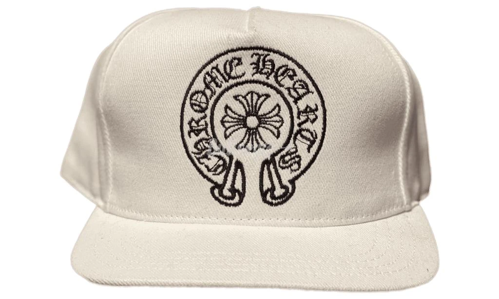 商品Chrome Hearts|Chrome Hearts Horseshoe White Denim Baseball Hat,价格¥3914,第1张图片