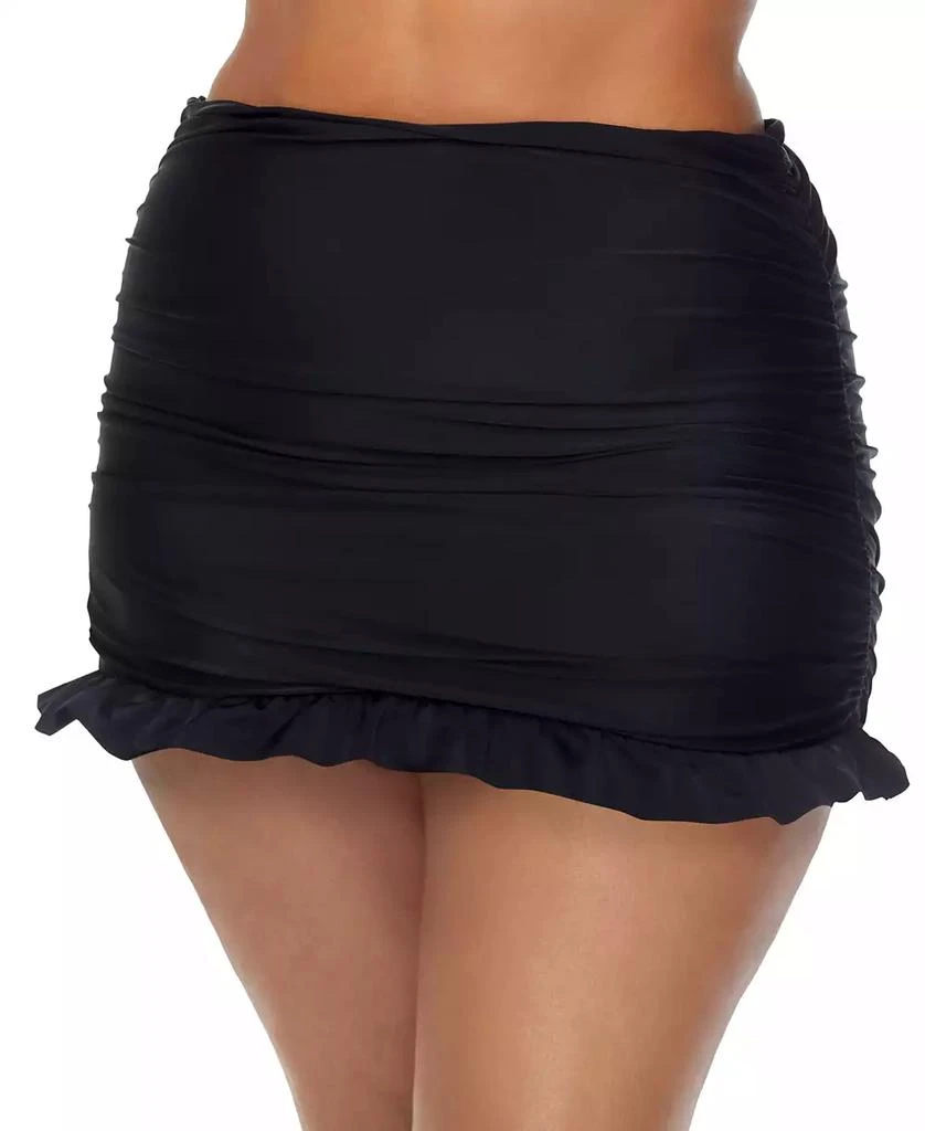 商品Raisins Curve|Trendy Plus Size Echo Ruffled Swim Skirt,价格¥448,第2张图片详细描述