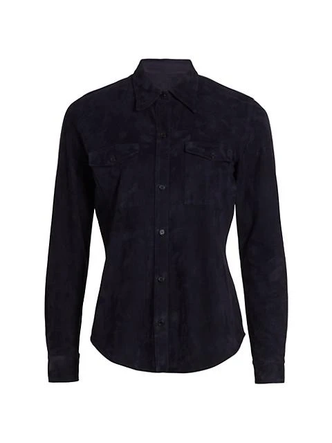 商品Nili Lotan|Ava Suede Shirt,价格¥2514,第1张图片