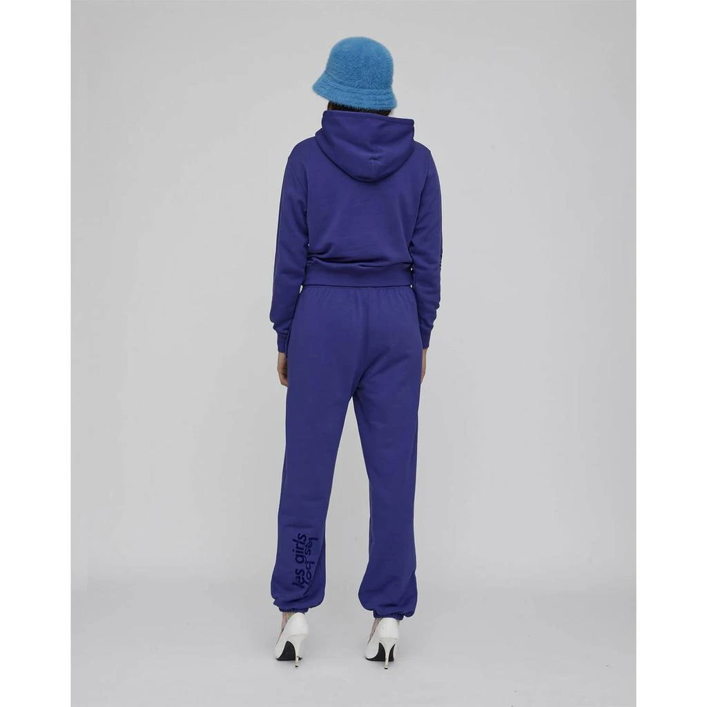 商品The Hut|Les Girls Les Boys Women's Loopback Slim Hoody - Blue,价格¥333,第3张图片详细描述