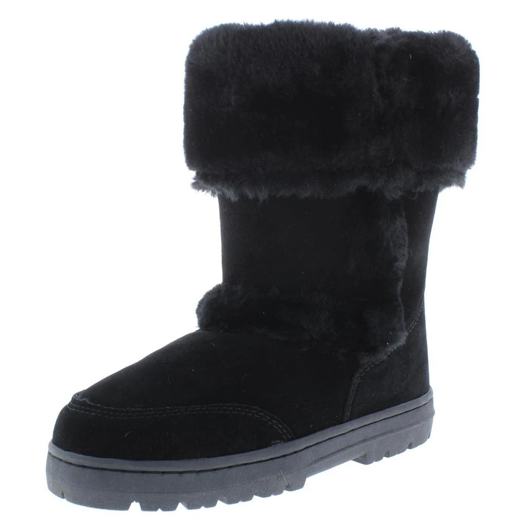 商品Style & Co|Style & Co. Womens Witty Suede Faux Fur Casual Boots,价格¥84,第2张图片详细描述