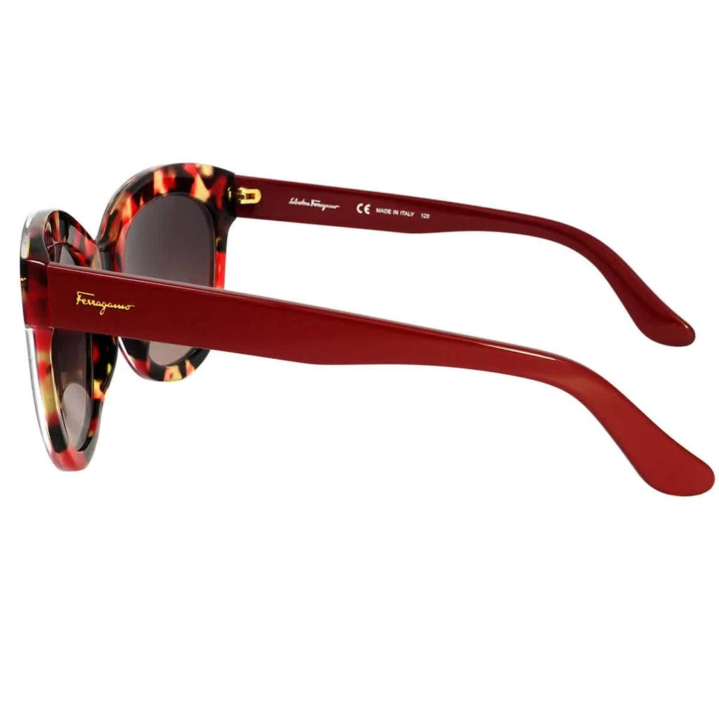 商品Salvatore Ferragamo|Ferragamo Grey Cat Eye Ladies Sunglasses SF675S 609 55,价格¥381,第3张图片详细描述