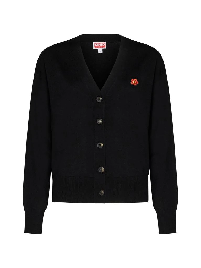 商品Kenzo|Kenzo V-Neck Buttoned Knitted Cardigan,价格¥1048,第1张图片