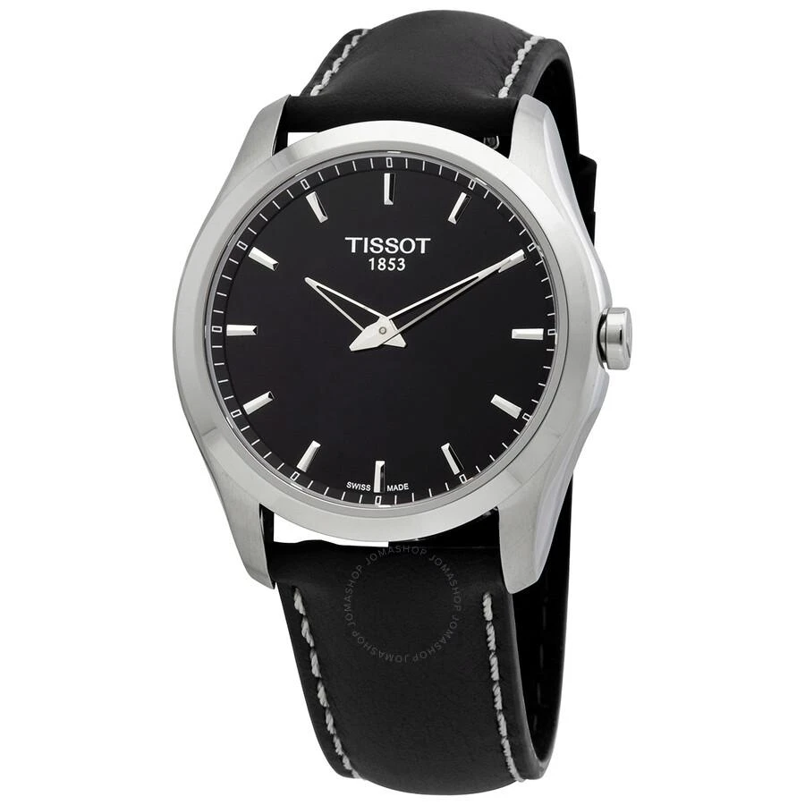 商品Tissot|Couturier Quartz Black Dial Men's Watch T0354461605102,价格¥1153,第1张图片