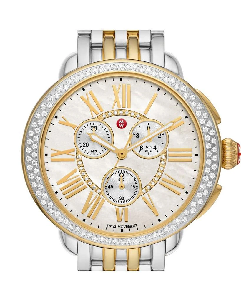 Serein Two Tone 18K Gold Plated Diamond Chronograph, 38mm 商品