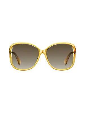 商品Kate Spade|Gloriann 59MM Oval Sunglasses,价格¥447,第3张图片详细描述