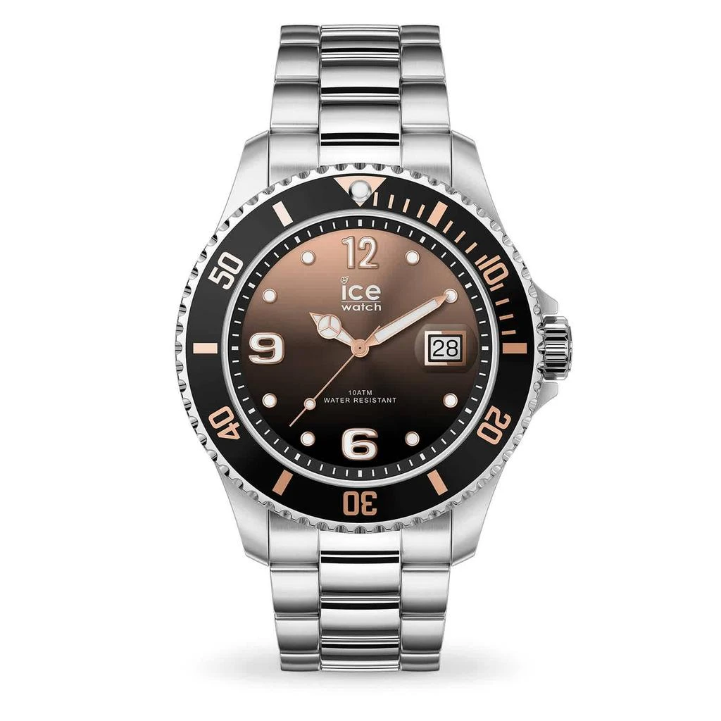 商品Ice-Watch|Quartz Brown Dial Stainless Steel Unisex Watch 016768,价格¥592,第1张图片