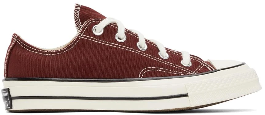 商品Converse|Burgundy Chuck 70 Low Sneakers,价格¥307,第1张图片