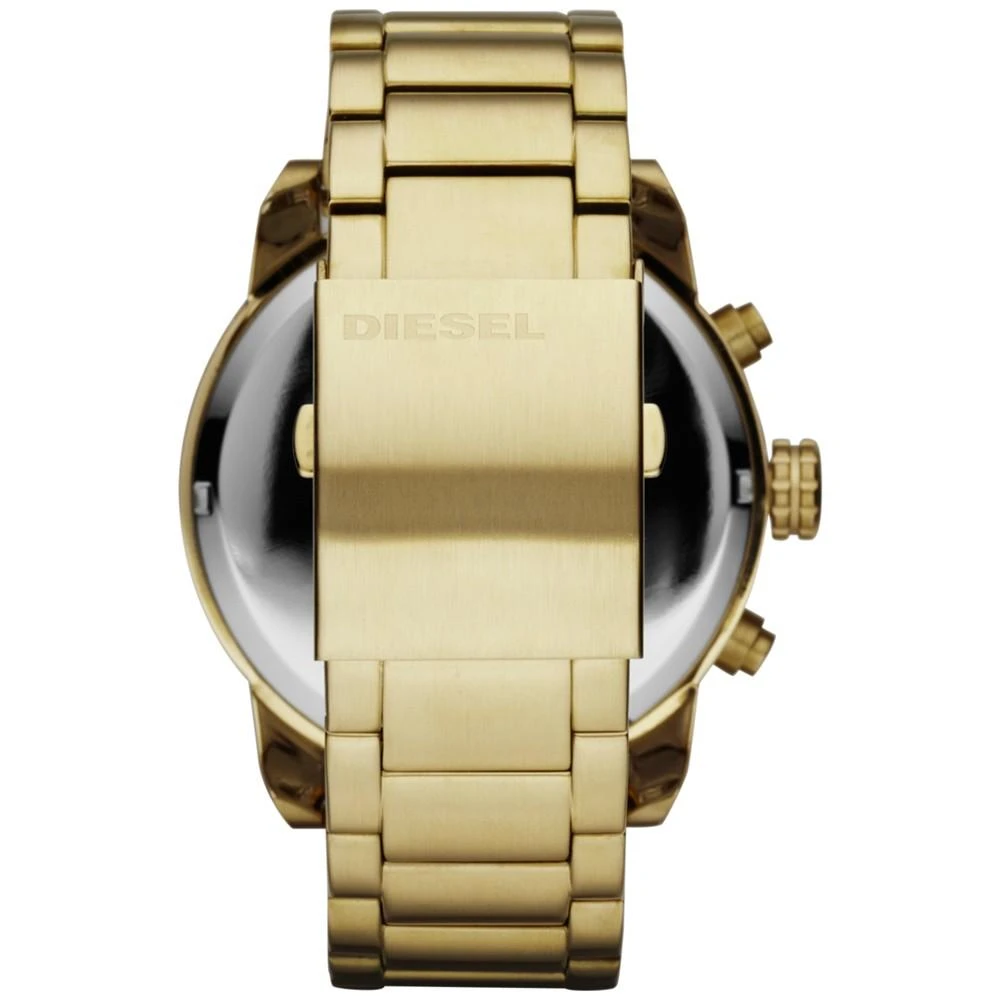 商品Diesel|Men's Watch Chronograph Gold-Tone Stainless Steel Bracelet 51mm DZ4268,价格¥1024,第3张图片详细描述