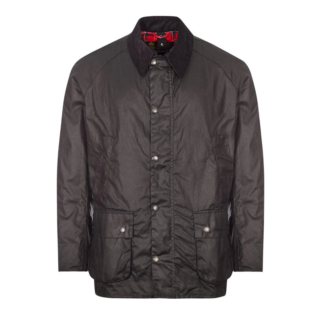 商品Barbour|Barbour Ashby Wax Jacket - Black,价格¥822,第1张图片