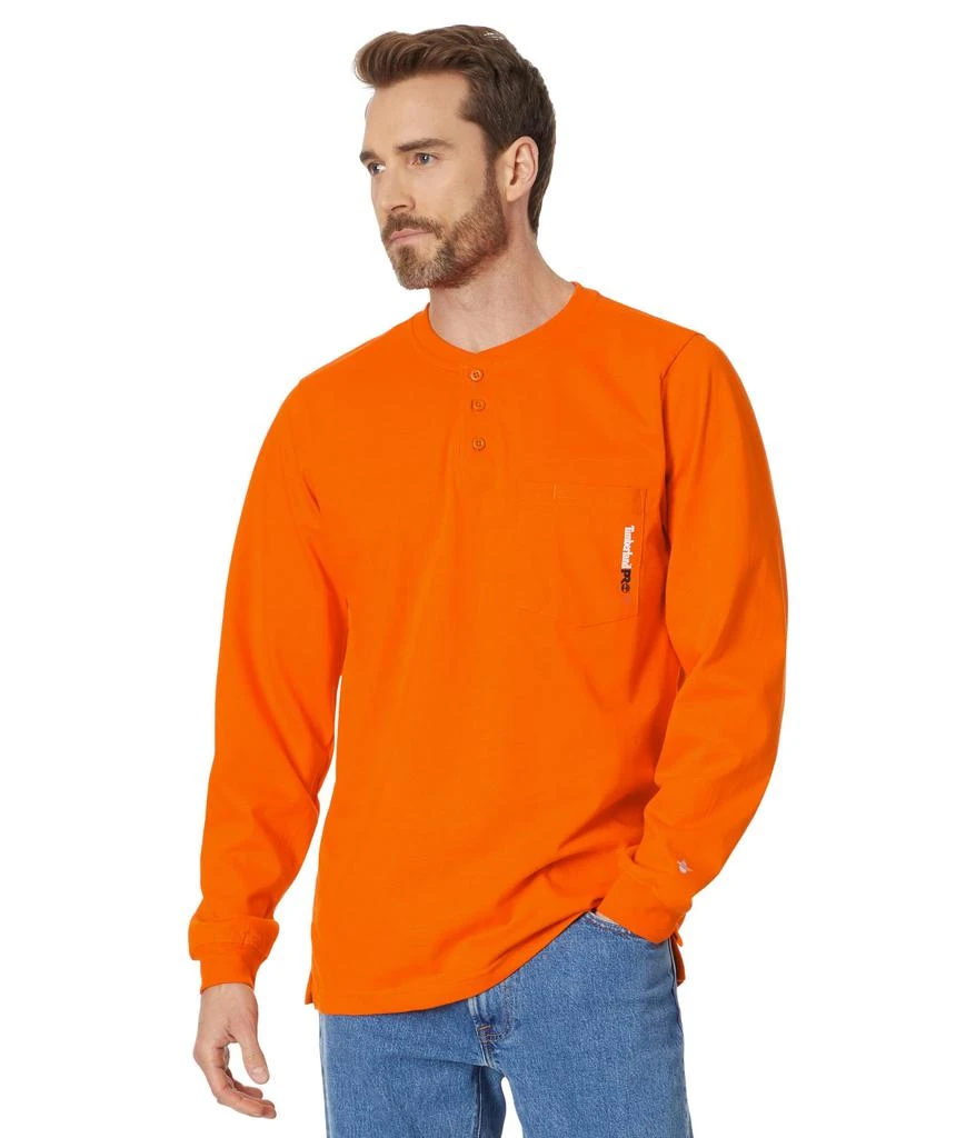 商品Timberland|FR Cotton Core Long Sleeve Henley with Pocket,价格¥670,第1张图片