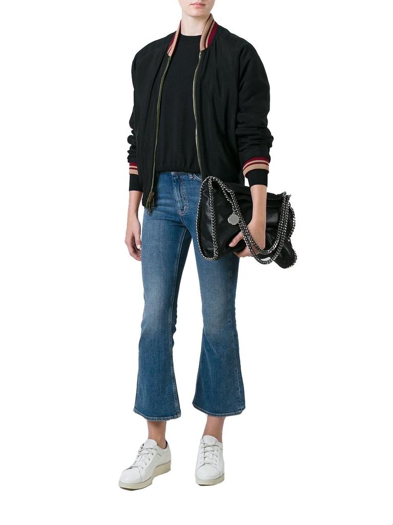 Stella Mccartney Women's  Black Polyester Shoulder Bag商品第2张图片规格展示